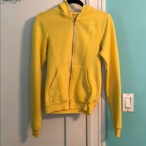 Yellow sweatshirt